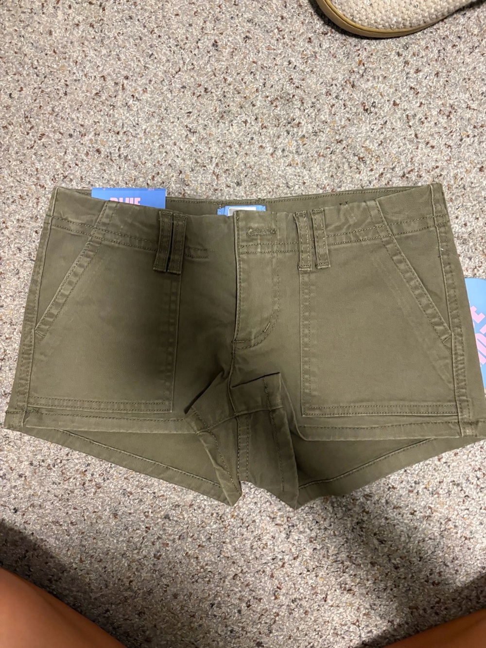 Y2K Green Cargo Shorts